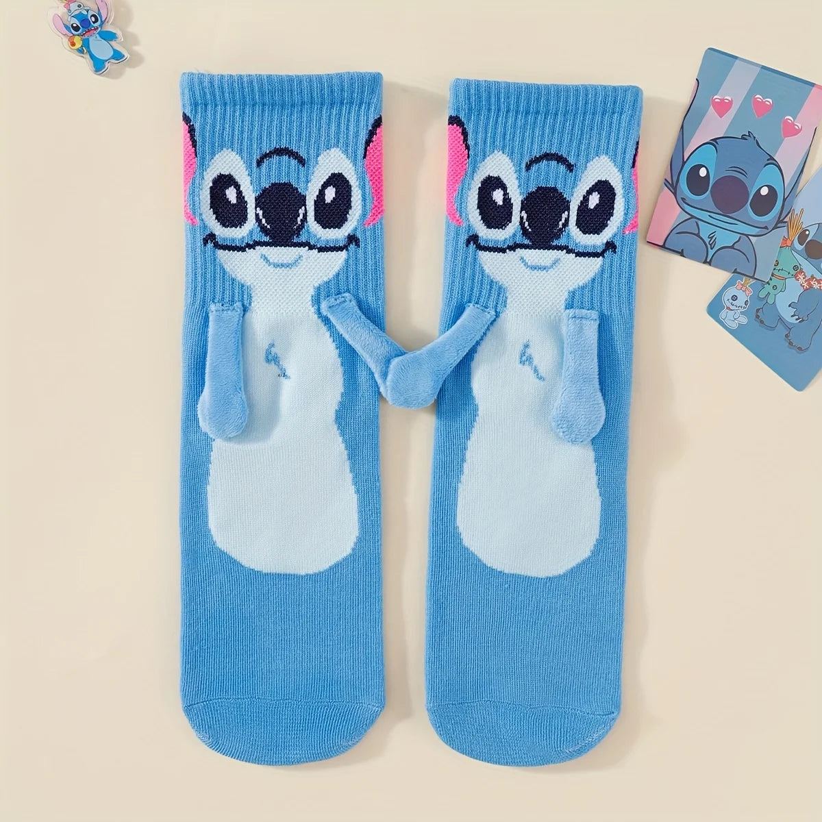 Calcetines de Stitch con brazos magnéticos